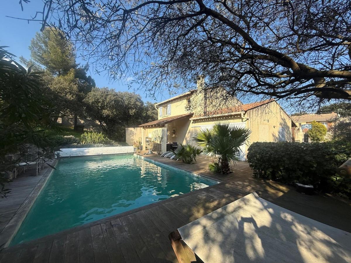 Bezouce Le Havre De Paix En Garrigue 4 Chambres 3 Sdb Piscine מראה חיצוני תמונה