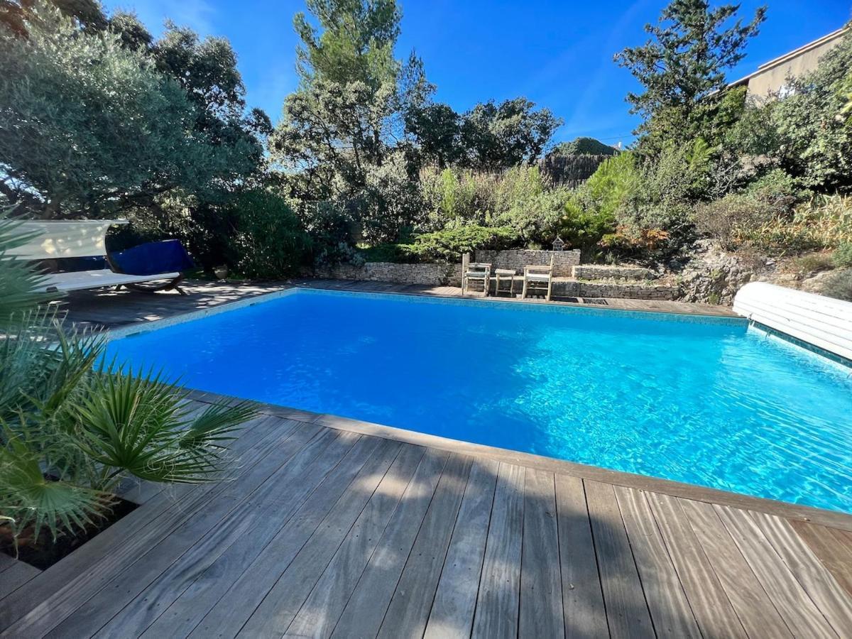 Bezouce Le Havre De Paix En Garrigue 4 Chambres 3 Sdb Piscine מראה חיצוני תמונה